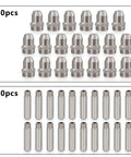40 Piece Plasma Cutter Tips And Consumables Kit For LTP5000D And LTPDC2000D Top Notch Pro Grade Quality For Clean Precise Cuts With Minimal Slag