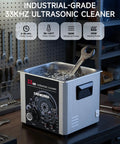 Heavy Duty Ultrasonic Cleaner With Sweep Function And 33khz Frequency, Washes Away Stubborn Grime Like A Champ With 360w Power For Carburetors, Tools, And Deep Cavity Parts In Its 15l Tank.
