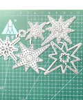 Must Have Christmas Scrapbooking Die Cuts Set With Metal Cutting Dies For Card Making And Paper Crafting, includes snowflakes design