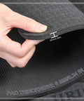Close-up of textured 6mm thick mat from Guitar Work Mat Kit With Dual Height Neck Support Rest And String Winder Cutter Tool Pro Grade