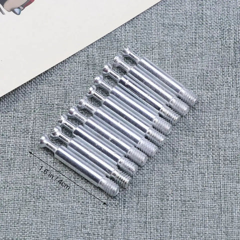 Cam Bolt Nut Lock Fittings Set for Cabinet and Furniture Assembly on fabric surface size marked
