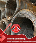 Steel Rod Bender For 8mm And 10mm Metal Rods Heavy Duty Metal Bending Tool For Construction, with coiled steel rods