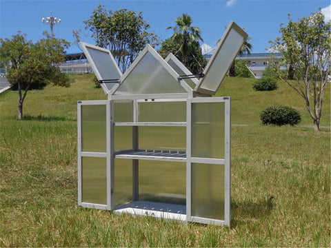 Mini Greenhouse Kit For Outdoor And Indoor Gardens Ready To Grow With Space Saving Plant Stand Tiered Shelves Adjustable Wall Brackets Damp Proof Green House For Balcony Or Patio Ideal For Seedlings Herbs Vegetables And Flowers