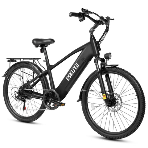 Powerful 1300W Peak Ebike With 840Wh Removable Battery 70 Mile Range 28 MPH Top Speed Dope Electric Bicycle For Adults 7 Speed Gearing 26 Inch Tires
