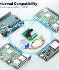 28BYJ-48 Stepper Motors With ULN2003 Driver Boards For Arduino And Raspberry Pi Dope 5V Microstep Kit setup with connections