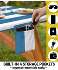 Road Trip Ready All Purpose Picnic Table Cover With Bench Covers Set Includes 1 Table Cover And 2 Bench Covers For 72 Inch Tables