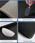 Game Changing Anti Fatigue Kitchen Mat Set With Memory Foam Runner And Sealed Dust Proof Edges For Standing Comfort In Kitchens And Offices Total Leg Relief And Built For Long Run Durability features non-slip backing and enduring material.