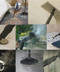 Smart Steam Mop With Handheld Unit Including Twelve Versatile Attachments To Sanitize Tile Hardwood Carpet And Car Detailing No Sweat Makes Scrubbing Your Whole Crib A Total Flex in various cleaning scenarios.