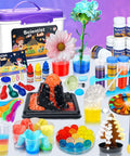Ultimate Kids Science Kit With 56 Hands On Experiments, Lab Coat Scientist Costume, 70 Plus DIY STEM Projects, Educational Toys For Girls And Boys Aged 6 8 10 12, Fun Hands On Learning That Makes Science Pop, science kit with test tubes and volcano model