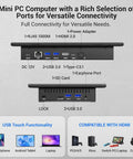 Real Deal 11 6 Inch Industrial Embedded Panel Pc With A Crackin Touchscreen Display Runnin The Beefy Intel N5100 Engine Booting Windows 11 For Smooth Sailin Multitasking And Tough As Nails Daily Grind Performance with USB ports and HDMI connection.