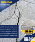 Visible concrete crack demonstrating need for Self Leveling Concrete Crack Filler 3 Pack For Hairline To Quarter Inch Cracks
