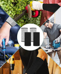 Solid Cut Resistant Forearm Sleeves With A Grippy Nonslip Fit and Thick Reinforced Seaming for DIY tasks and protection.