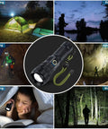 Beefy 2000 Lumen Rechargeable Tactical Flashlight With 10 Modes Waterproof LED Beam Up To 1000m 2025 Upgrade XHP70 used in various activities