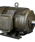 Nema Premium General Purpose Electric Motor 25 Hp 3600 Rpm 575 Volt 3 Phase Te Fan Cooled Cast Iron Built Tough Workhorse 284Ts Frame side view showing durable construction.