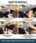 Installation steps for Two Pack RV Awning Motor and Idler End Cover Kit Black for RV Awnings Includes Left and Right Side Covers