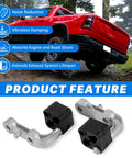 Rear Exhaust Bracket Muffler Support Rubber Isolator Hanger Assembly Set For Ram 1500 2019 To 2025 3.0L 5.7L 6.2L Left And Right 4 Pack