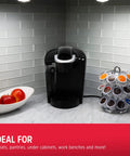 Under cabinet lighting with Battery Operated LED Puck Lights With Wall Switch Remote, 2 Pack in kitchen setting
