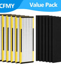 Six Pack FLT4825 H13 True HEPA Replacement Filter B Compatible With AC4300BPTCA CDAP4500BCA AC4825 AC4850PT AC4820 AP2200CA
