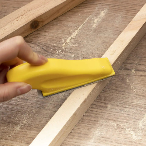 Using Go To 3.5 Inch By 1 Inch Sanding Block With 70 Piece Sandpaper Set In 80 120 180 240 320 400 600 Grit For Woodworking