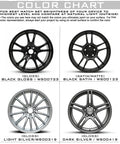Gloss Black Rim Repair Kit For Cars DIY Wheel Touch Up Paint For Alloy And Steel Rims Curb Rash Fix color chart