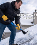 Legit Heavy Duty Two In One Roof Shingle Removal Shovel With Built In Nail Puller Comb And Short D Handle Made From Tough Carbon Steel To Make Your Reroofing Jobs Hella Easier used for snow clearing.