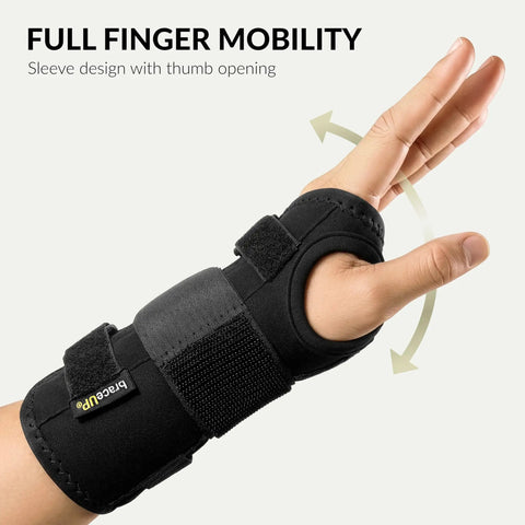 Carpal Tunnel Wrist Brace For Women And Men With Metal Wrist Splint For Hand Support And Pain Relief During Typing And Gaming Right Hand