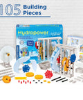 Hydropower Science Kit With 12 Hands On Experiments To Build Water Turbines Generate Electricity And Learn Renewable Energy And Environmental Science For Curious Kids And DIY Learners, 105 pieces