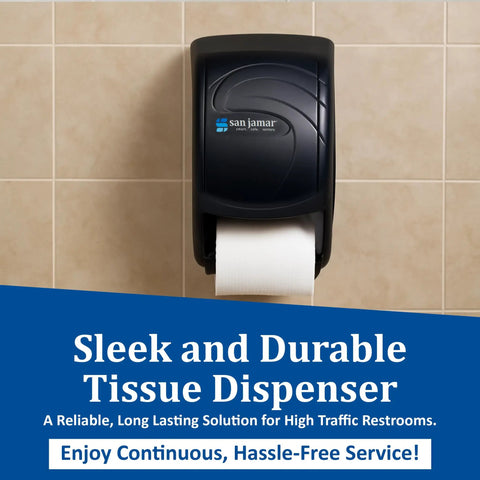 Duett Dual Roll Bath Tissue Dispenser With Infinity System Keeps Spare Roll Ready Reduces Stub Roll Waste Rock Solid Build