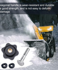 Two Pack Handle Knob and Screw Bolt Kit For Toro Lawn Mowers and Snow Blowers Replacement Parts with durable plastic and metal