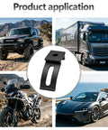 Heavy Duty Light Bar Mount Bracket For Trucks And SUVs, Sliding LED Light Bar Base Mounts with vehicles in diverse terrain