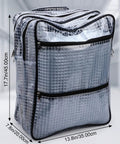 Badass Clear Pvc Engineer Tool Backpack Featuring Quick Access Grid Pockets Anti Static Waterproof Construction size 17.7x13.8x7.8 in.