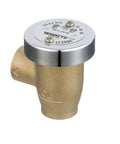 Lead Free Brass Anti Siphon Vacuum Breaker Backflow Preventer With Female NPT Inlet And Outlet Silicone Disc Seat Chrome Hood