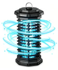 Outdoor Bug Zapper 4000V Electric Mosquito Zapper, black with 15W UV light, IPX4 corded fly trap for indoor and outdoor use.