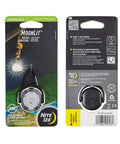 Moonlit Rechargeable Micro Lantern For Camping And Hiking in packaging, compact, weather-resistant, with carabiner clip and USB port