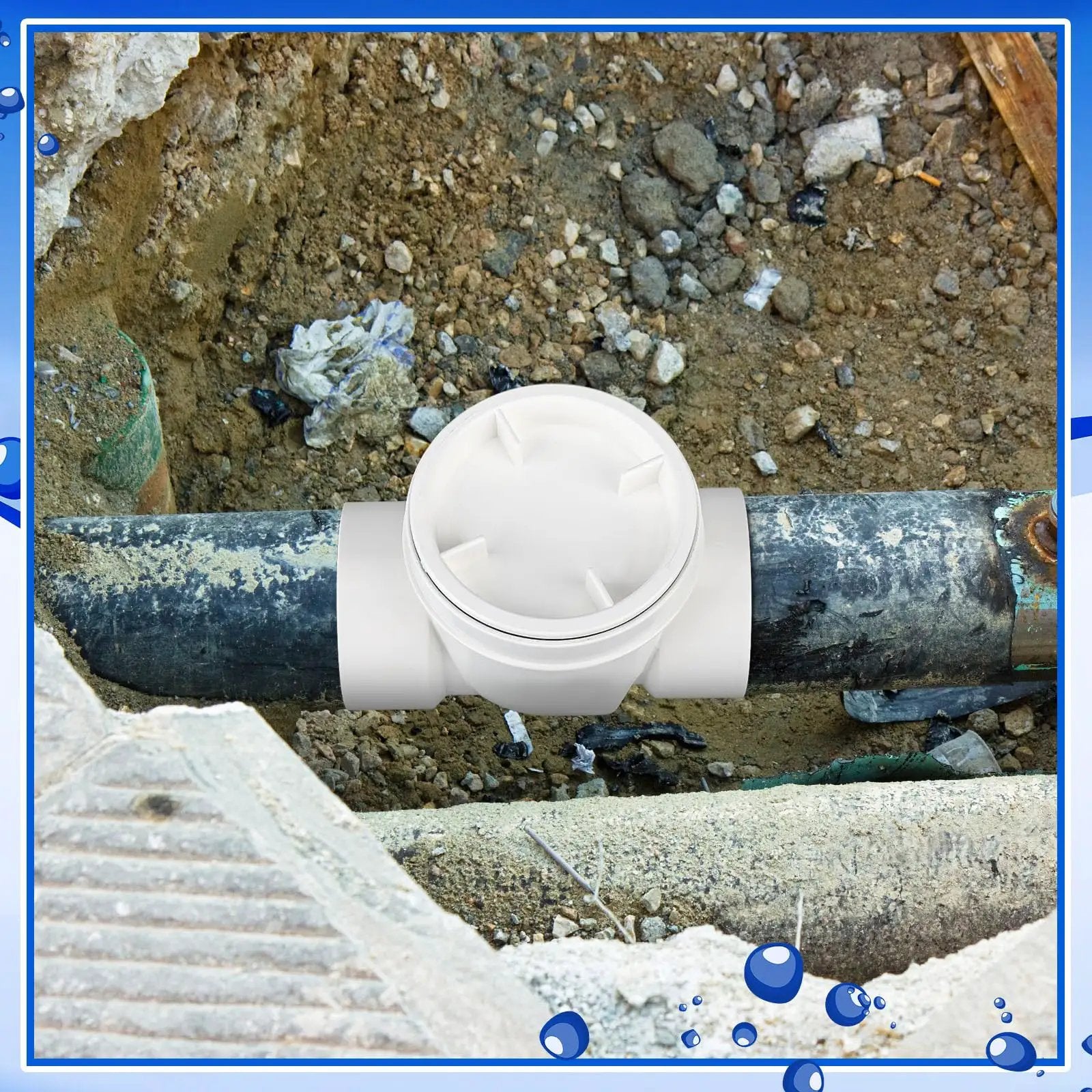 4 Inch Backwater Valve Drain Backflow Preventer