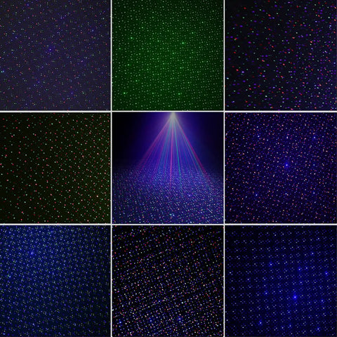 Outdoor RGB Laser Lights Projector For Christmas Decorations Waterproof Garden With Moving And Static Modes Remote Control And Timer 2h 3h
