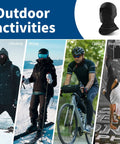 All Season Balaclava Face Mask For Men And Women With UPF 50 Plus UV Protection used in climbing, skiing, cycling, dancing