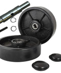 Back Steer Wheel Replacement Kit For PTH50 Pallet Jack Complete With Poly Tread Wheels Bearings Axle Protective Caps And Accessories
