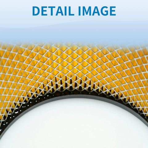 Close-up of VCFS Filter Replacement 2 Pack For Vacmaster 5 To 20 Gallon Wet Dry Vacuums mesh design detail.