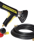 Heavy Duty Propane Heat Gun With Up To 260,000 BTU For Shrink Wrapping And Plastic Welding, Ready To Use With 25 Ft Hose, Regulator