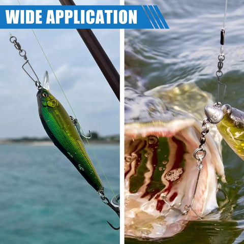 Ball Bearing Swivel With Coastlock Snaps Stainless Steel Fishing Tackle For Quick Change Lures And Leaders Smooth Rotation For Trolling Spinning Bottom Fishing And Rig Setups used on fishing lures