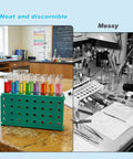 Five Piece Four Way Test Tube Rack Holder Set For Zero Point Five Ml One Point Five Ml Ten Ml Fifteen Ml Fifty Ml Interlocking on table