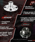 Front Wheel Hub Assembly Driver And Passenger Side For Honda Civic 1992-2000 Dx Cx Lx Gx And 1996-2000 Civic Hx Plus 1993-1997 Del Sol Si S Bearing Hub Replacement Exact Fit Bolt On Ride Ready Durable comparison