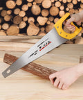 15 Inch Hand Saw With 7 TPI For Wood Cutting, Ergonomic No Slip Rubber Grip, Beast For Sawing, Trimming And Garden Pruning