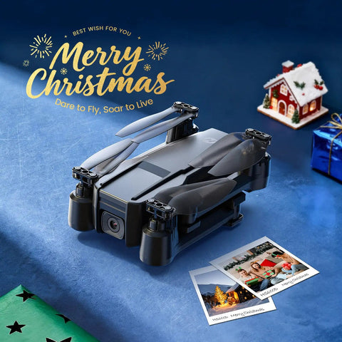 Foldable FPV Drone With 1080P Camera For Beginners And Kids Gesture Control Quadcopter With Modular Battery next to Christmas gifts