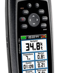 Close-up of Beefed Up Marine GPS Navigator With Worldwide Chart Plotter And Floatable Design, showing 2.6-inch display and button layout.