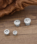 Pro Grade Dowel Pin Centering Kit 20 Pack with carbon steel transfer pins for woodworking on wooden surface