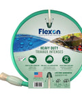 Five Eighth Inch By Fifty Foot Heavy Duty Five Ply Forever Garden Hose With Double Nylon Reinforcement packaging