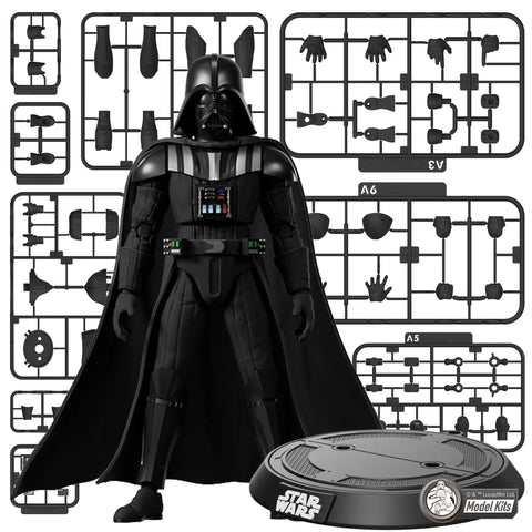 Darth Vader The Empire Strikes Back Model Kit Officially Licensed 6.06-Inch Poseable Figure With Movie Accurate Armor and Parts