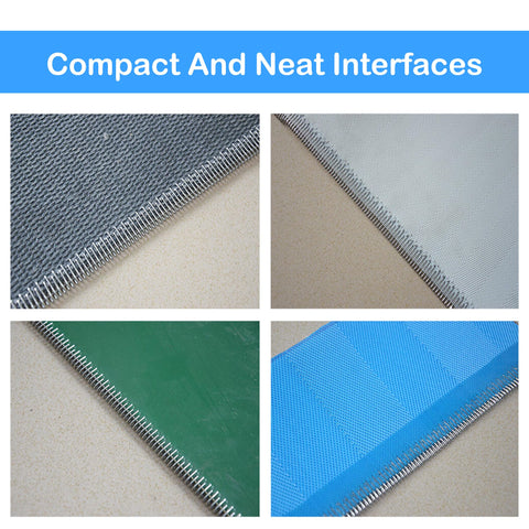 Rock Solid 316 Stainless Steel Conveyor Belt Splicer Pins for Industrial 12 Inch Fasteners Easy Grip Installation corrosion resistant clips on mesh.